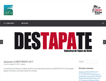 Tablet Screenshot of detapasporelche.com